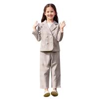 Cotton Children Clothes Set & two piece & loose Pants & coat Set