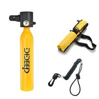 Aviation Aluminium Oxygen Cylinder durable Solid yellow PC