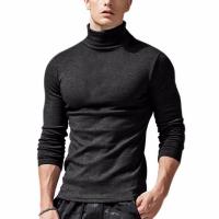 Cotton Men Long Sleeve T-shirt & thermal & breathable Solid PC