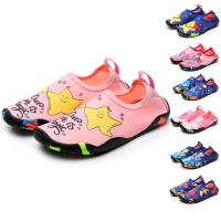 Cloth & Rubber Water Shoes & anti-skidding printed Pair