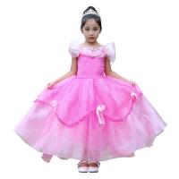 Polyester Ball Gown Children Princess Costume patchwork Solid PC