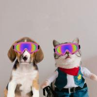 PC-Polycarbonate Pet Sunglasses anti ultraviolet & sun protection & waterproof Solid : PC