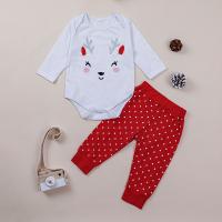 Algodón Conjunto de ropa de bebé, Pantalones & parte superior, punto,  Conjunto