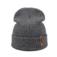 Polyester Knitted Hat thermal knitted Solid : PC