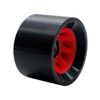 PU Rubber Skate Wheels Polypropylene-PP Solid red and black Lot