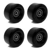 PU Rubber Skate Wheels hardwearing Polypropylene-PP Solid PC