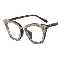 PC-Polycarbonate Sun Glasses anti ultraviolet & with rhinestone Solid PC