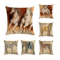 Cotton Linen Throw Pillow Covers washable printed PC