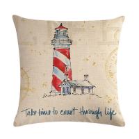 Cotton Linen Throw Pillow Covers durable printed PC