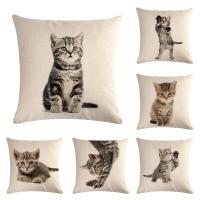 Cotton Linen Throw Pillow Covers durable printed PC