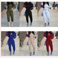 Poliéster Conjunto casual de las mujeres, Pantalones & parte superior, más colores para elegir, :XXXL,  trozo