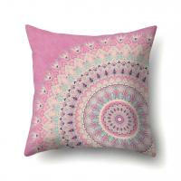 Polyester Peach Skin & Polyester Throw Pillow Covers washable printed PC