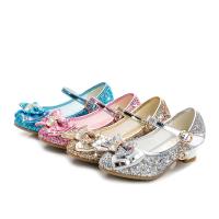 Viscose & PU Leather Girl Kids Shoes hardwearing & for girl Plastic Sequins Pair