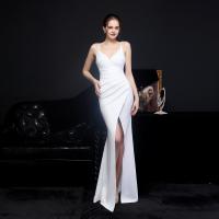 Polyester Mermaid Long Evening Dress & breathable Solid PC