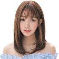 High Temperature Fiber Wig for women plain dyed Solid PC