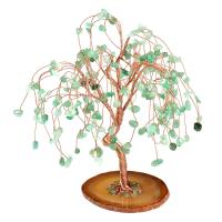 Ágata & Piedra preciosa Rich Tree Decoration, más colores para elegir,  trozo