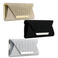 Synthetic Leather Clutch Bag durable & portable & hardwearing Solid PC