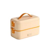 Polypropylene-PP & Stainless Steel button Electric Heating Lunch Box Japanese Standard Solid PC