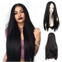 High Temperature Fiber Wig Can NOT perm or dye & for women black PC