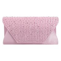 Satin & Polyester Easy Matching Clutch Bag with chain & durable & hardwearing & One Shoulder Solid PC