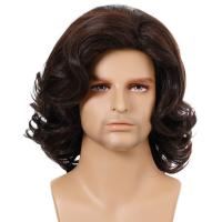 High Temperature Fiber for man Wig Can NOT perm or dye brown PC