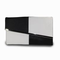 PU Leather & Polyester Patchwork Bag & Envelope Clutch Bag with chain PC