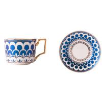 Ceramics Creative Coffee Cups Set dish & cups & Spoon Set