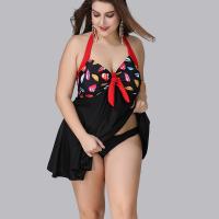 Polyester Plus Size One-piece Swimsuit Others mixed colors Set