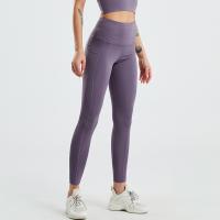 Polyester High Waist Women Yoga Pants & skinny PC
