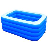 PVC Inflatable Inflatable Pool  plain dyed Solid blue PC