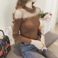 Cotton Slim Women Long Sleeve Blouses Solid :3XL PC