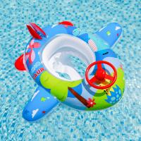 PVC Inflatable Inflatable Horse Swimming Ring for children printed PC