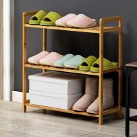 Bamboo Multilayer Shoes Rack Organizer  PC