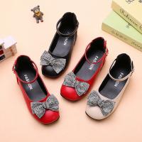 Synthetic Leather velcro Girl Casual Shoes Solid Pair