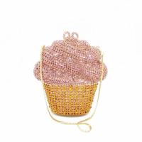 Rhinestone hard-surface & Evening Party Clutch Bag PU Leather PC