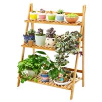 Moso Bamboo Multilayer Flower Rack durable PC