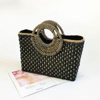 Straw Weave Woven Tote large capacity PC