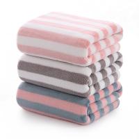 Microfiber Absorbent Bath Towel printed striped PC