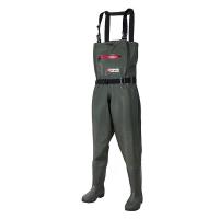 PVC & Knitted Wader Pants thicken & waterproof Solid green PC