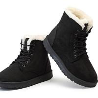 Suede Boots thicken & thermal Solid Pair