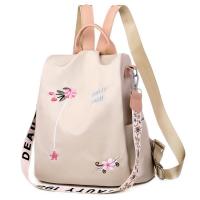 Oxford Backpack soft surface & embroidered floral PC