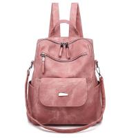 PU Leather Backpack soft surface & waterproof Polyester Solid PC