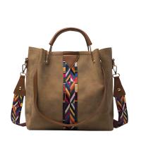 PU Leather Vintage Handbag soft surface & attached with hanging strap Polyester geometric PC