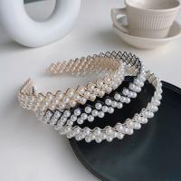 Zinc Alloy Hair Band for women Plastic Pearl PC