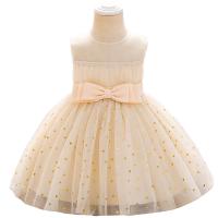 Polyester Princess Girl One-piece Dress Solid PC