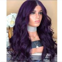 Chemical Fiber Wig for women purple PC