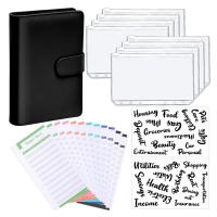Paper & PVC & PU Leather Creative Notebook portable Solid Set