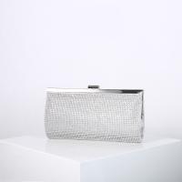 Rhinestone Clutch Bag with chain Polyester PC