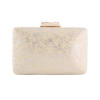 PU Leather Clutch Bag with chain Polyester Cotton PC