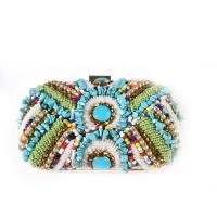 ABS & PC-Polycarbonate Clutch Bag with rhinestone Others multi-colored PC